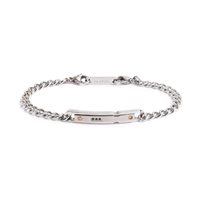 Bracciale Marlù Uomo Icons in Acciaio Zircone 30BR0020 - 30BR0020